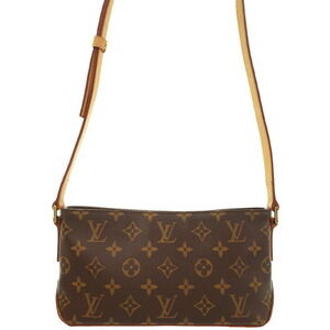 Louis Vuitton Monogram Leather Brown Trotter Shoulder Bag